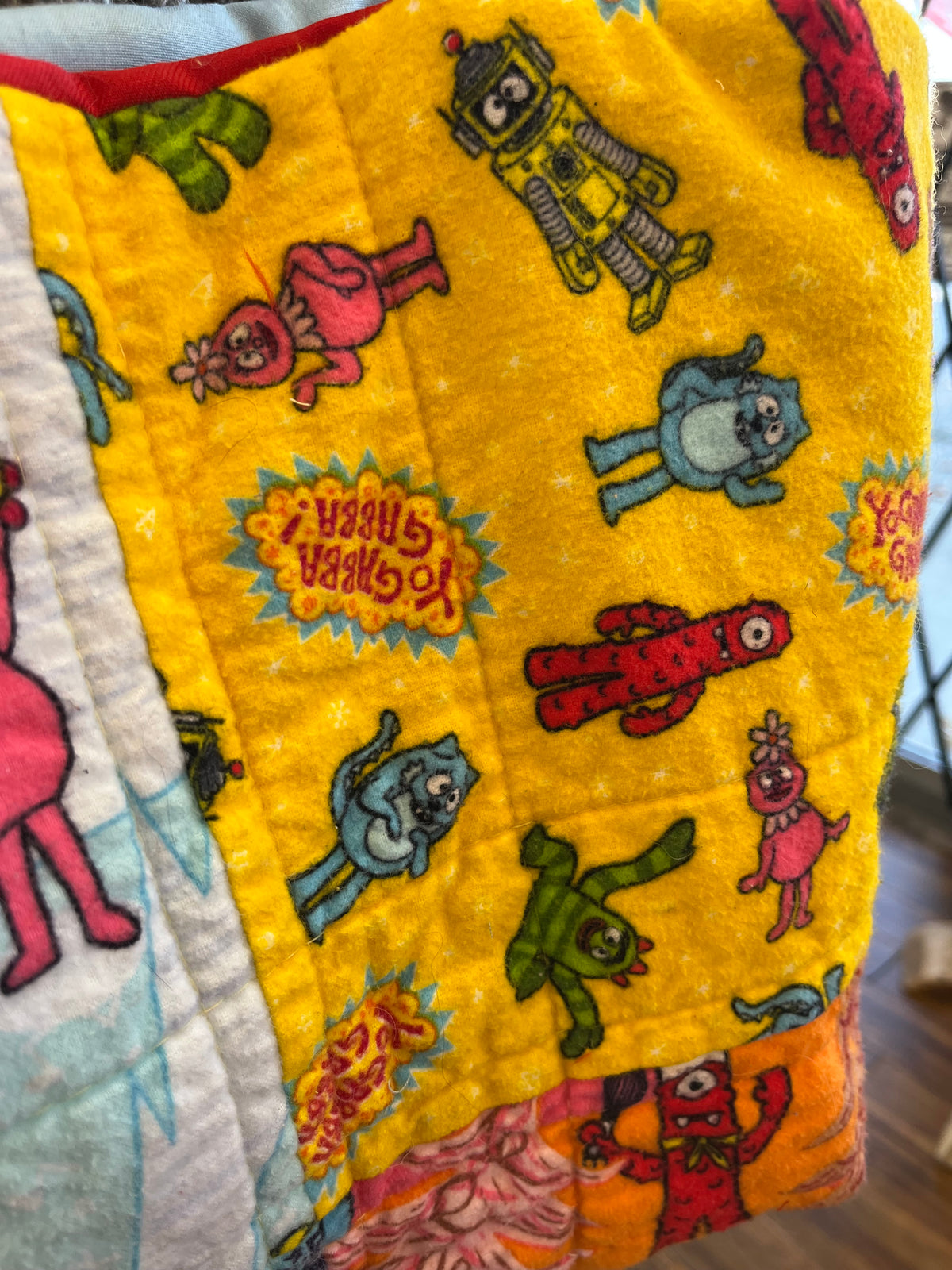 Vintage Up cycled Yo Gabba Gabba Bag