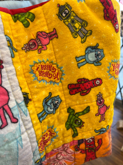 Vintage Up cycled Yo Gabba Gabba Bag