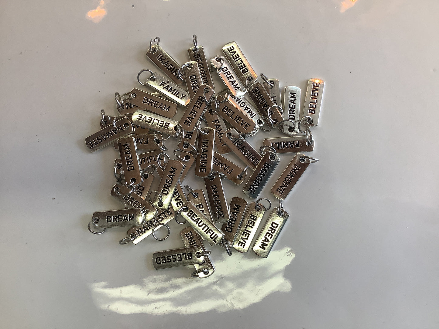 Town & Country Charm Bar | Assorted Silver & Gold Charms | Shapes