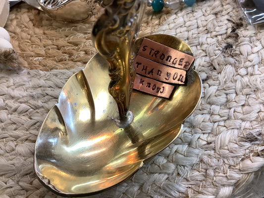Teaspoon Memories - Gold Jewelry Dish