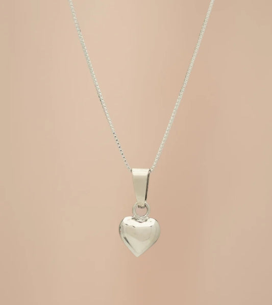 Standout Boutique - Sterling Silver Bold Heart Necklace