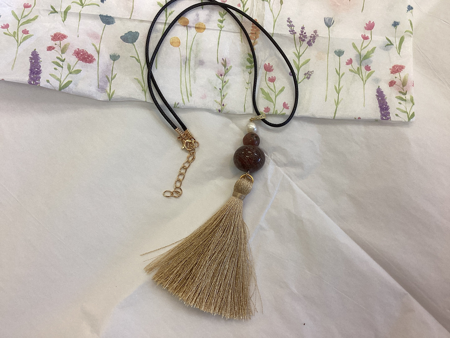 Standout Boutique-Silk Tassel Necklace
