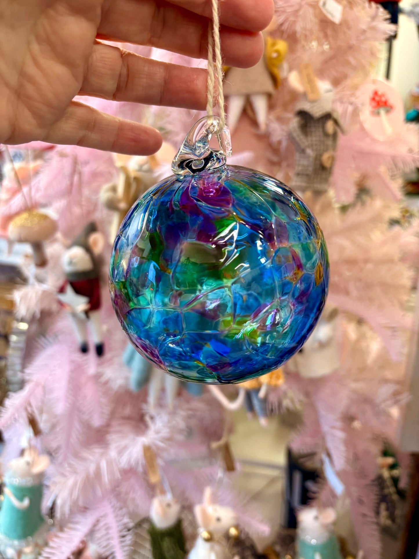 Little fox apothecary~ Glass Christmas ball ornaments