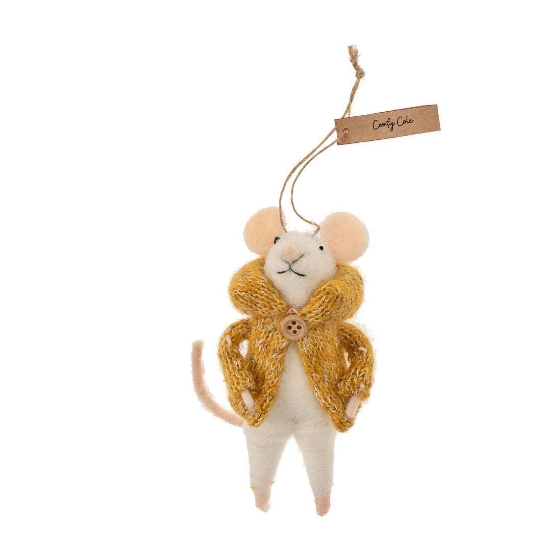 Town & Country: Comfy Cole Mouse Holiday Ornament