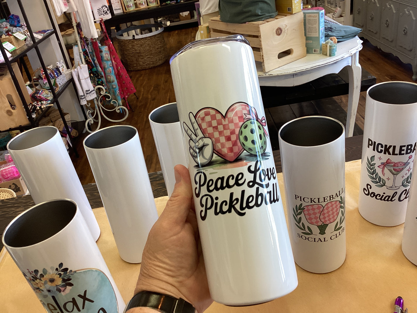 Pickleball tumblers