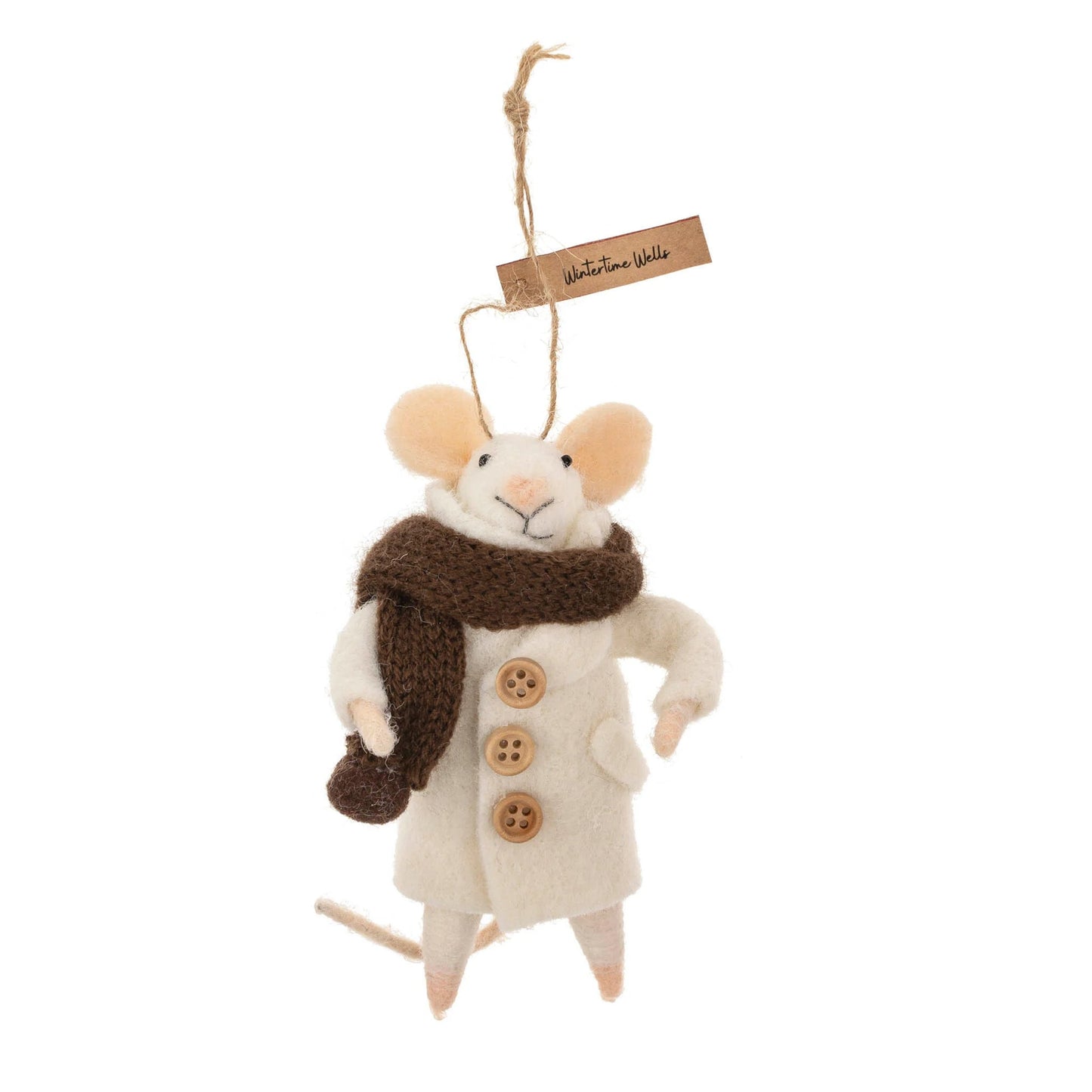 Town & Country: Wintertime Wells Mouse Holiday Ornament