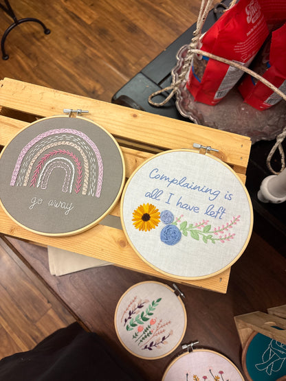 Some bad vibes~embroidery
