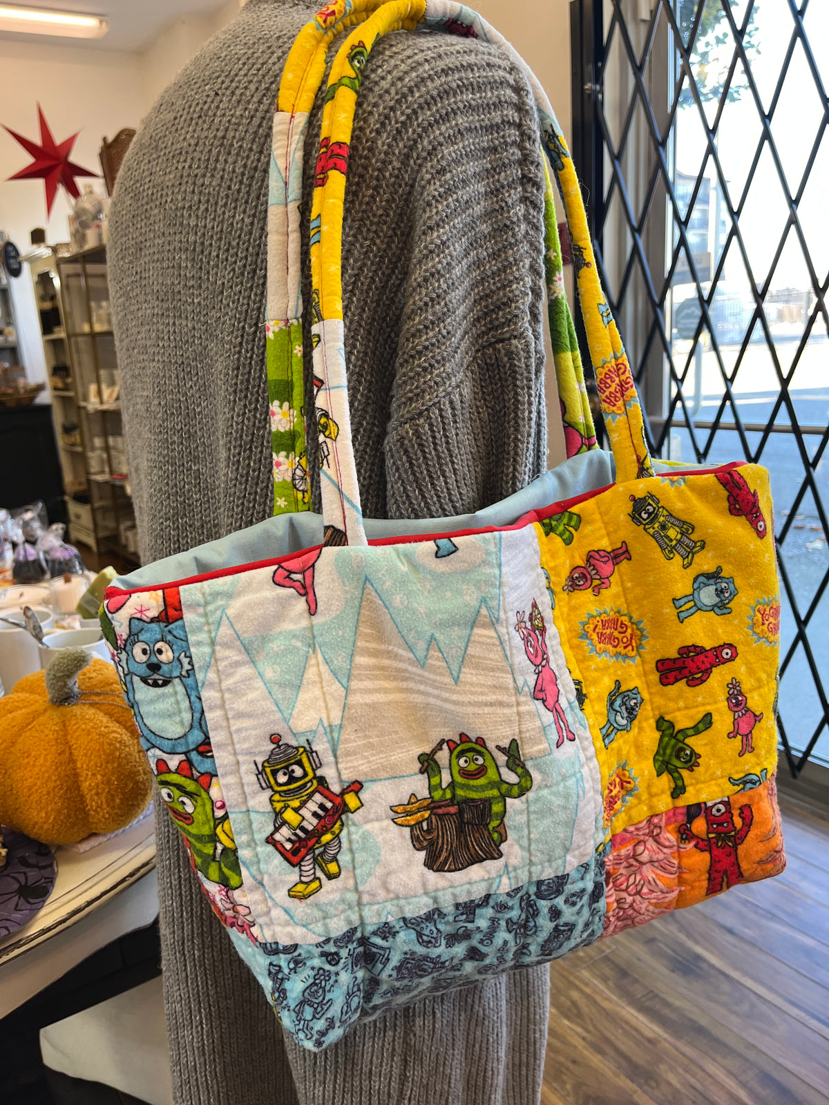Vintage Up cycled Yo Gabba Gabba Bag