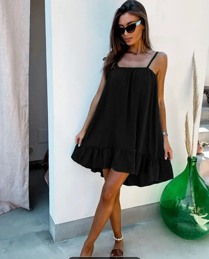 Town & Country - Backless Ruffle Dress