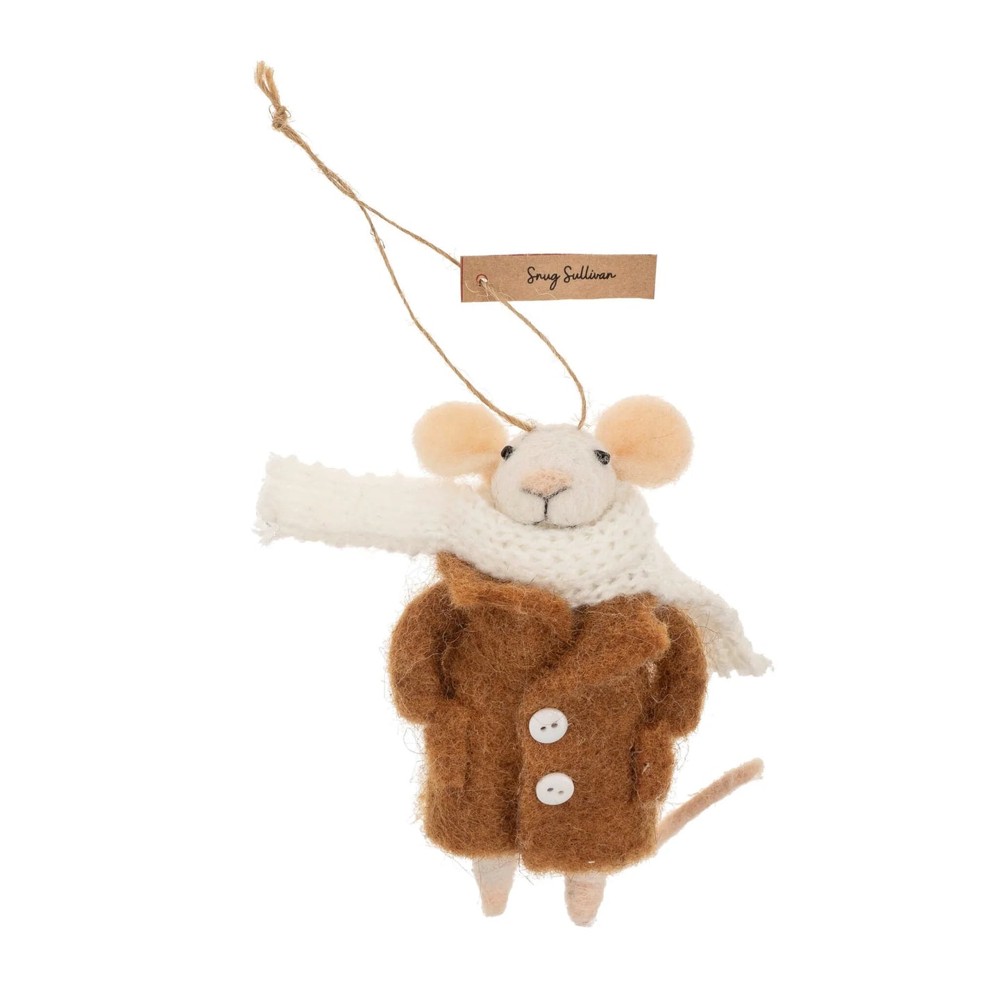 Town & Country: Snug Sullivan Mouse Ornament