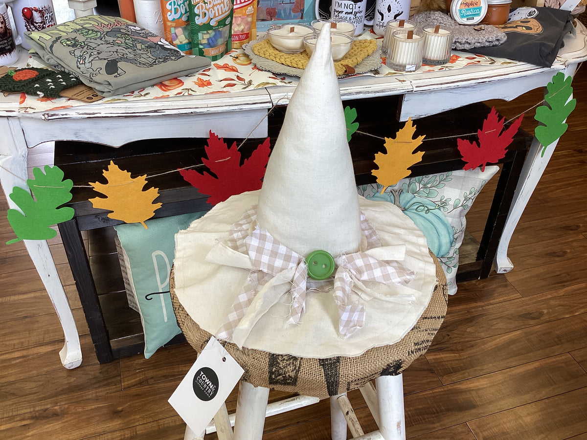 Handmade witches hats.