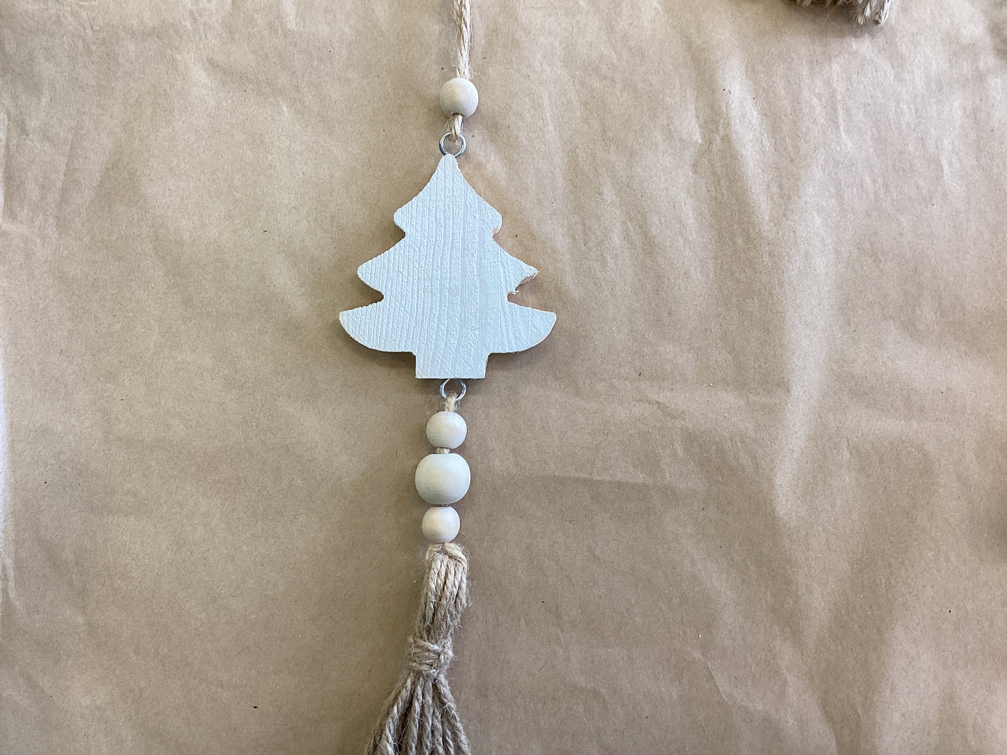 Town & Country - Wooden Ornament - W/ Tassel