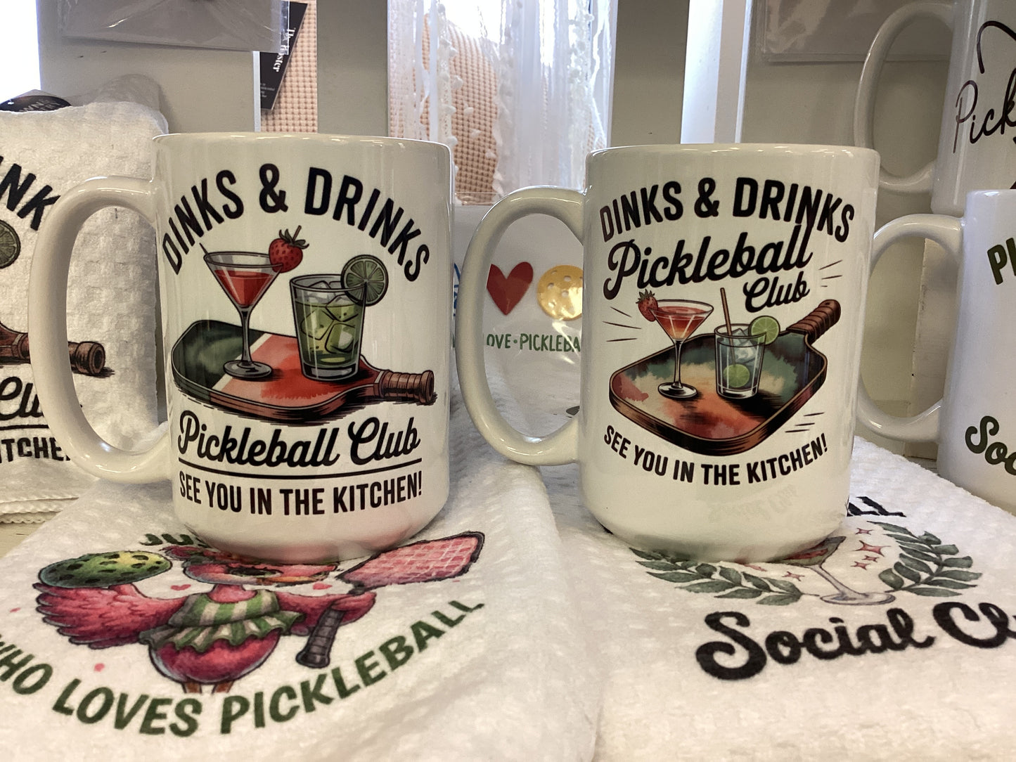 Pickleball mugs