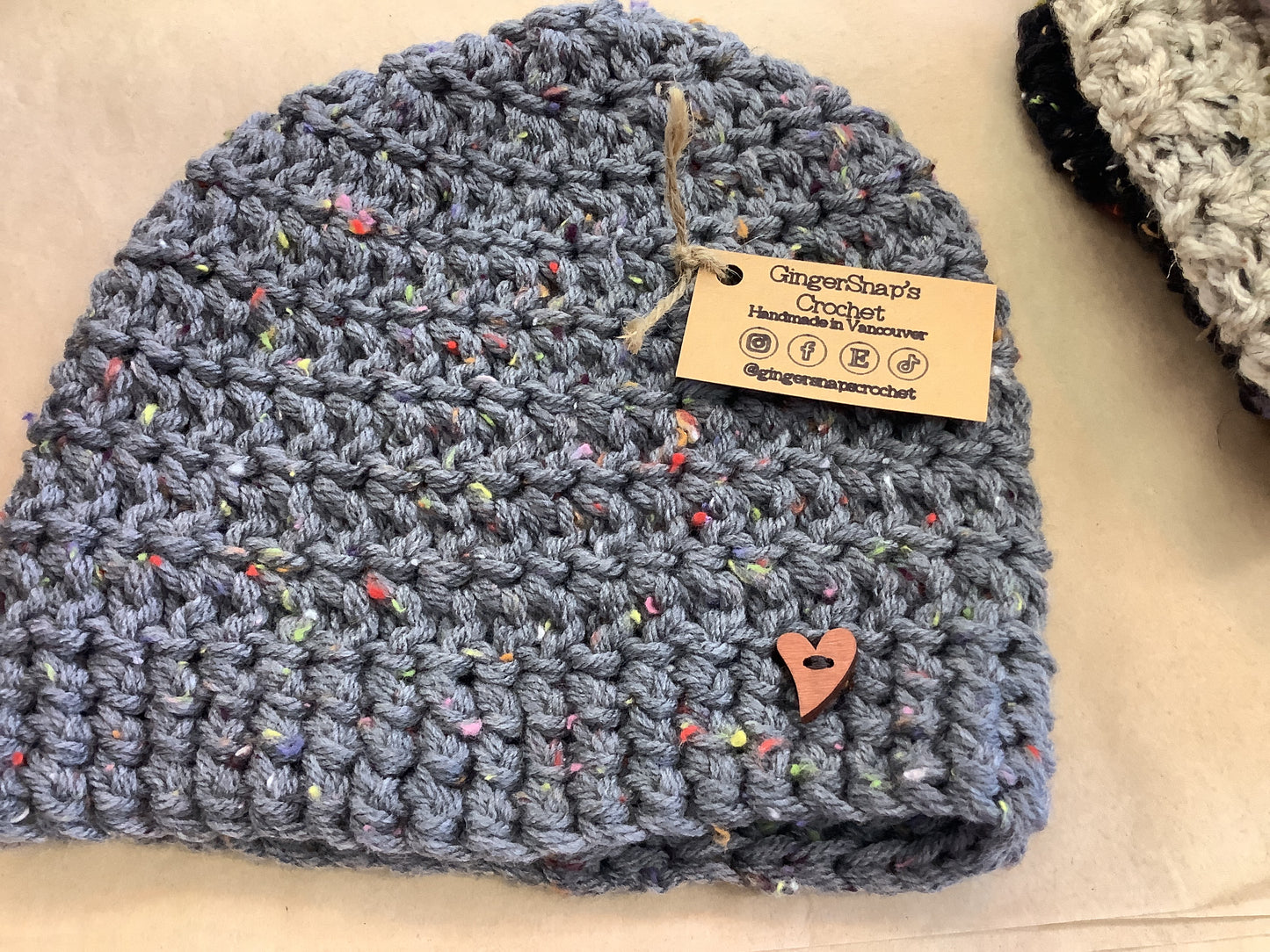 Gingersnaps Crochet - Adult Beanie