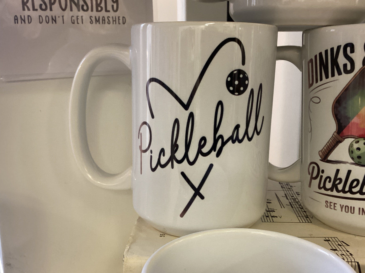 Pickleball mugs