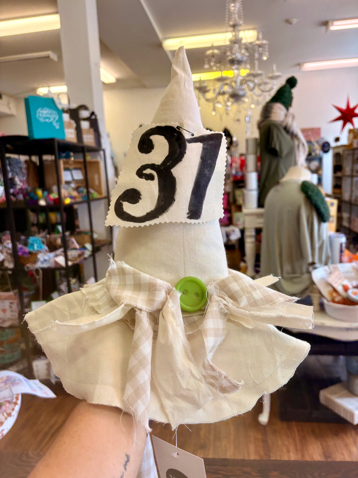 Handmade witches hats.