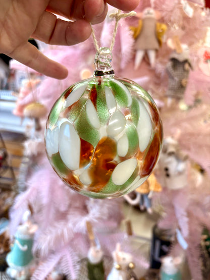 Little fox apothecary~ Glass Christmas ball ornaments