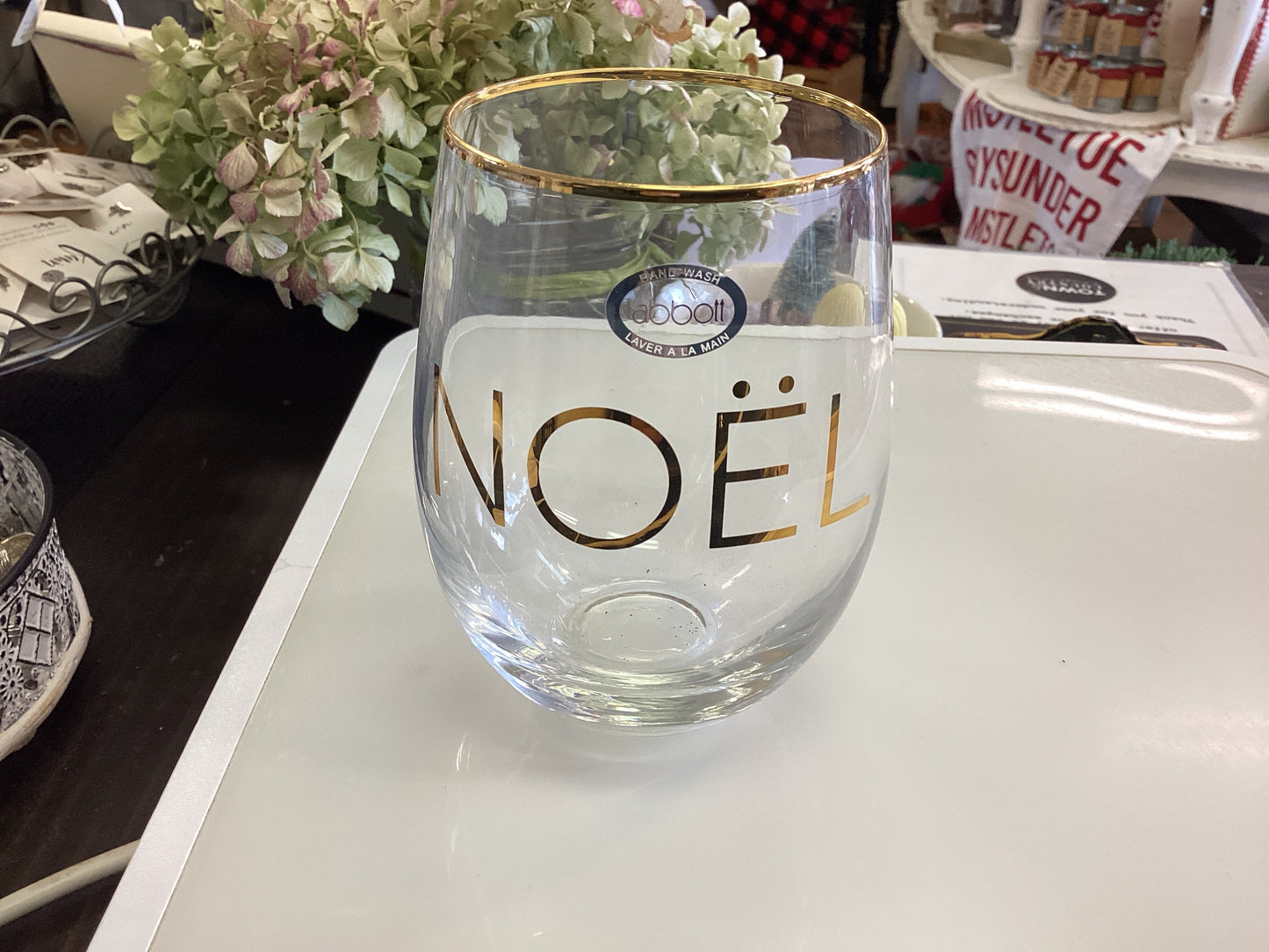 Town & Country- Stemless Wine Glasses