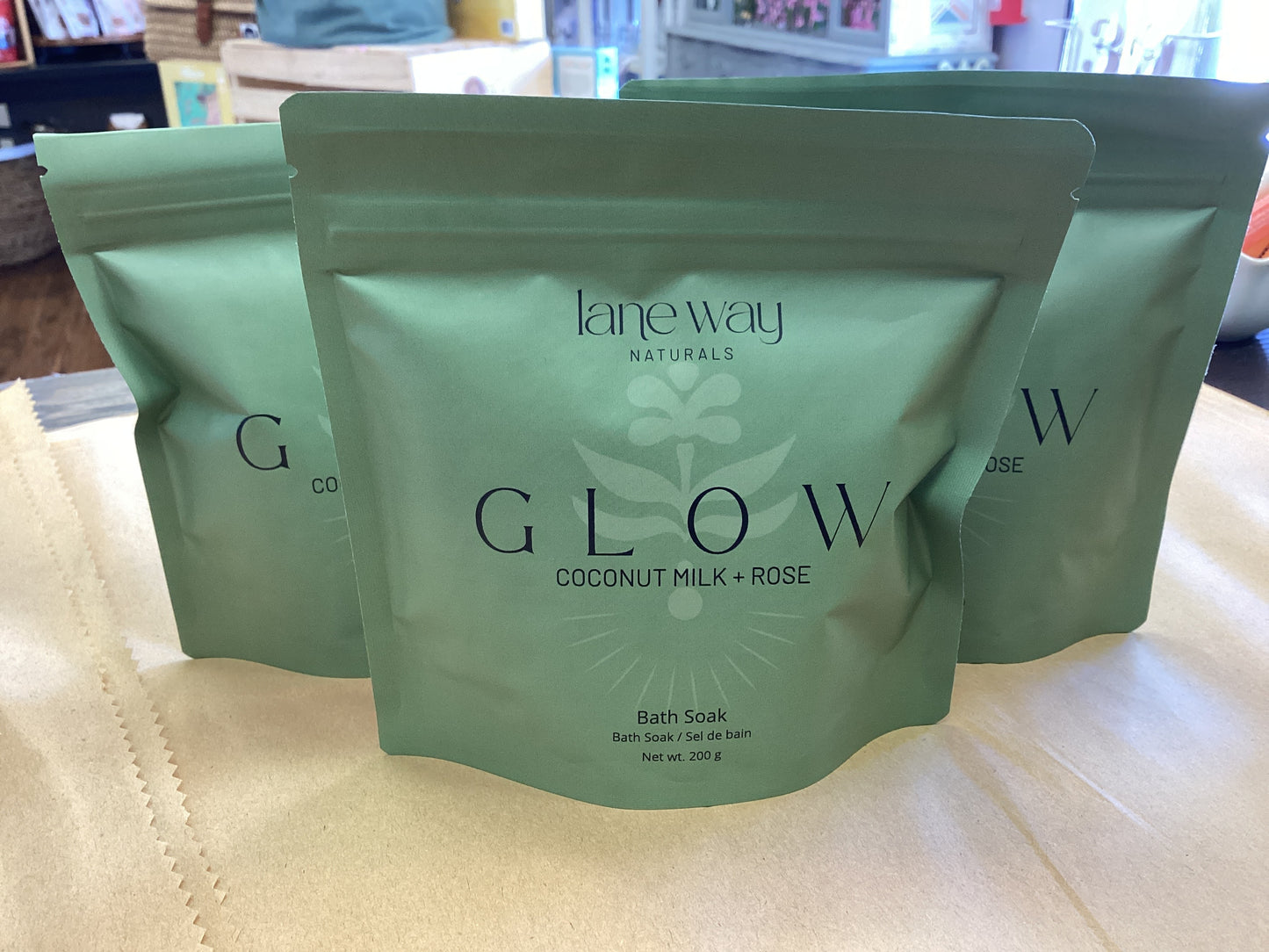 Lane way naturals GLOW salt soak.