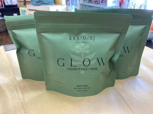 Lane way naturals GLOW salt soak.