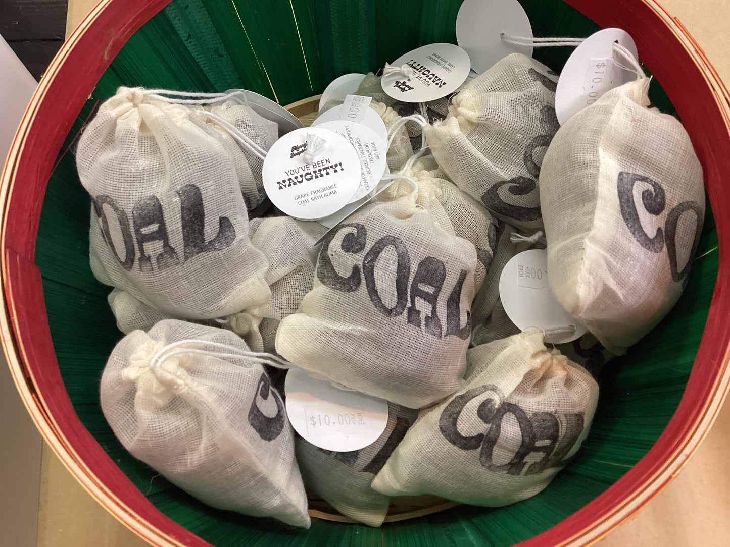 Merry Soaping-Coal Bath Bomb