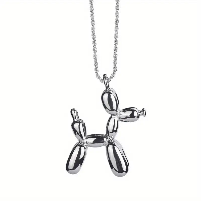 Town & Country - Puppy Dog Charm Silver Necklace