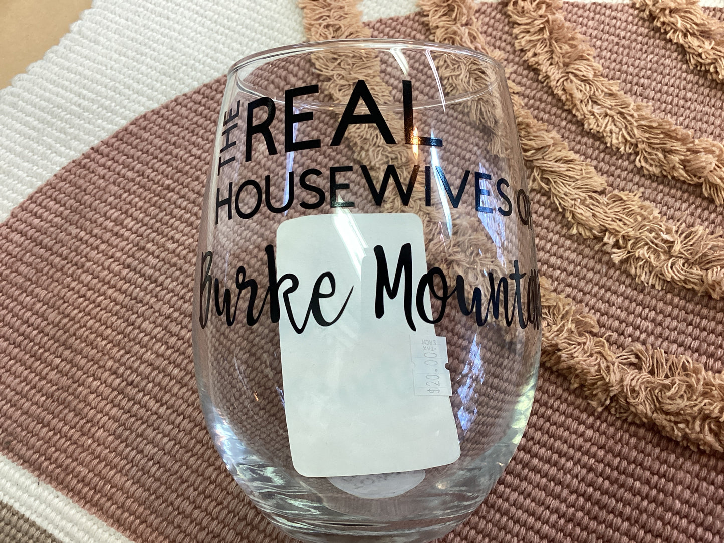 Town & Country -Stemless Wine Glass