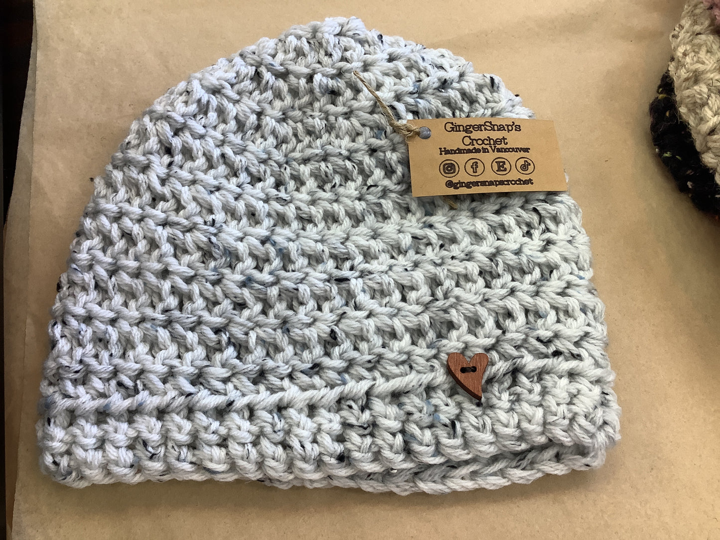 Gingersnaps Crochet - Adult Beanie