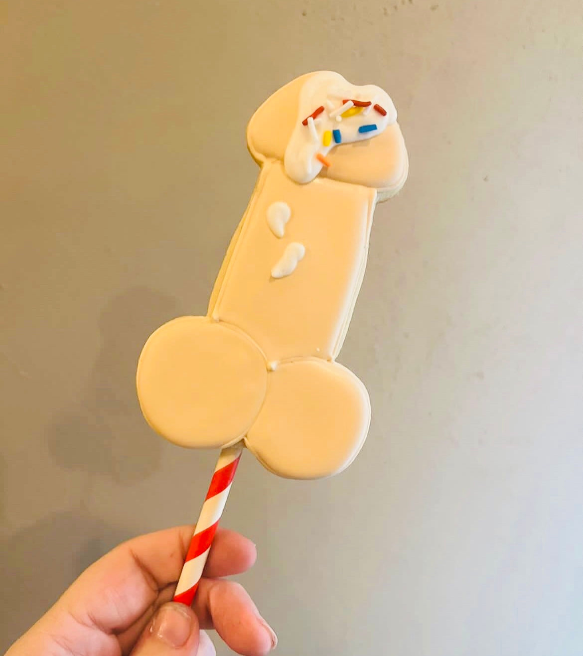 Valentine’s Penis cookie.
