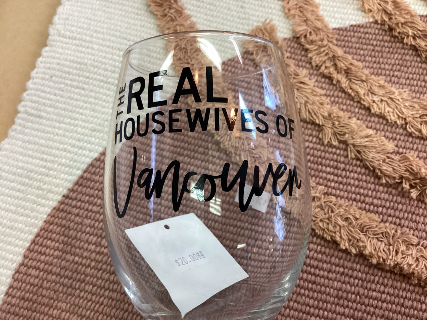 Town & Country -Stemless Wine Glass