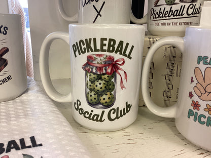 Pickleball mugs