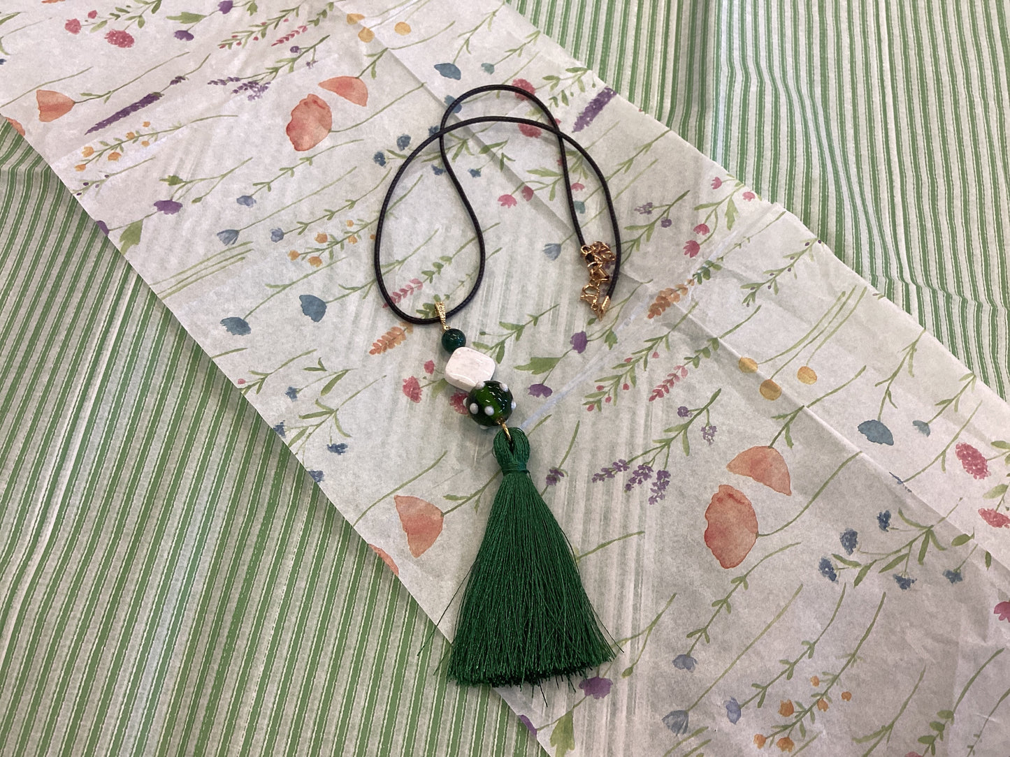 Standout Boutique-Silk Tassel Necklace