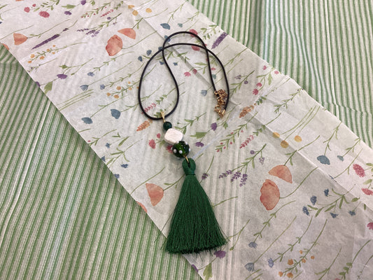 Standout Boutique-Silk Tassel Necklace