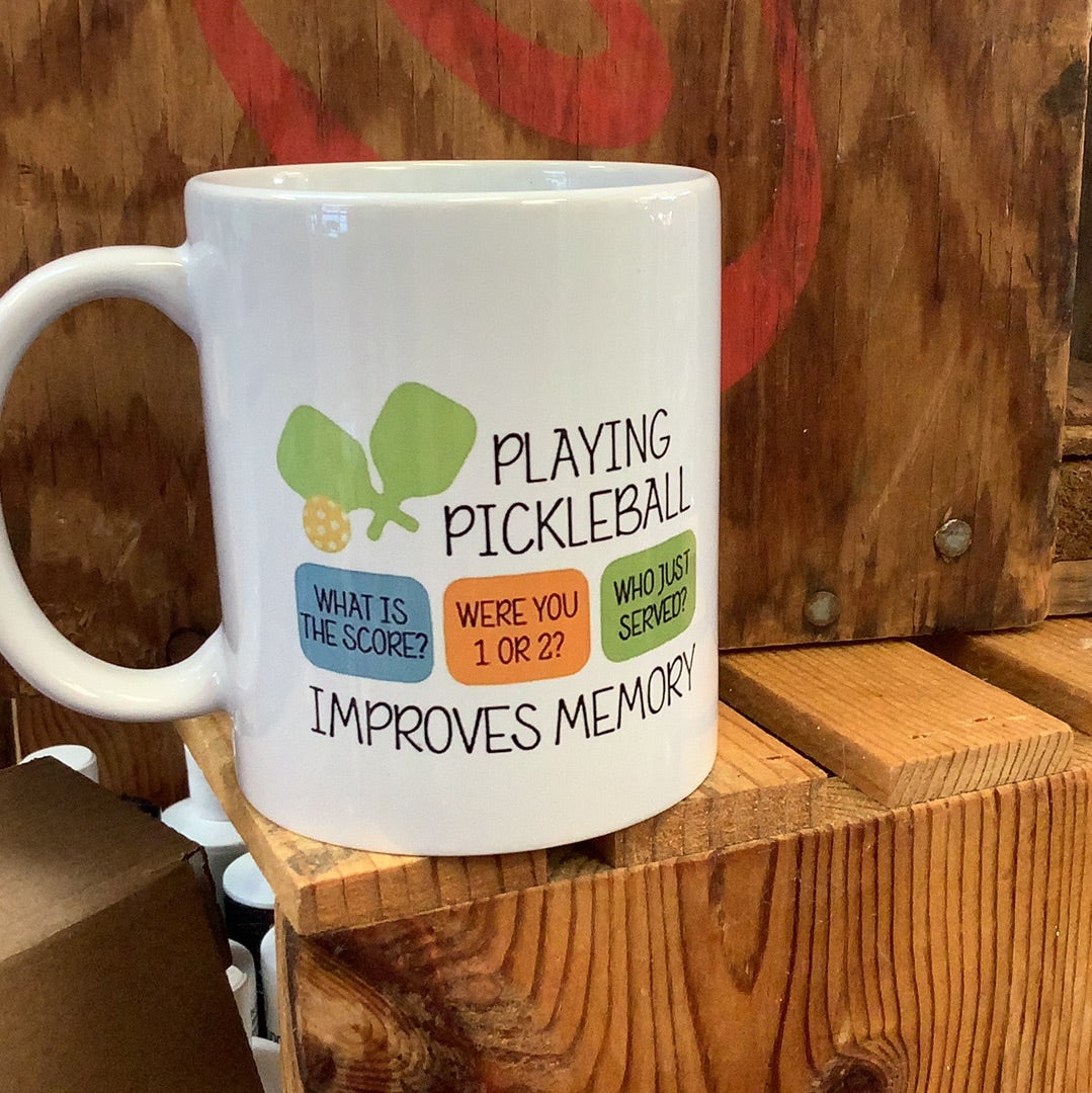 Town & Country - Playing Pickleball Improves Memory Coffee Mug