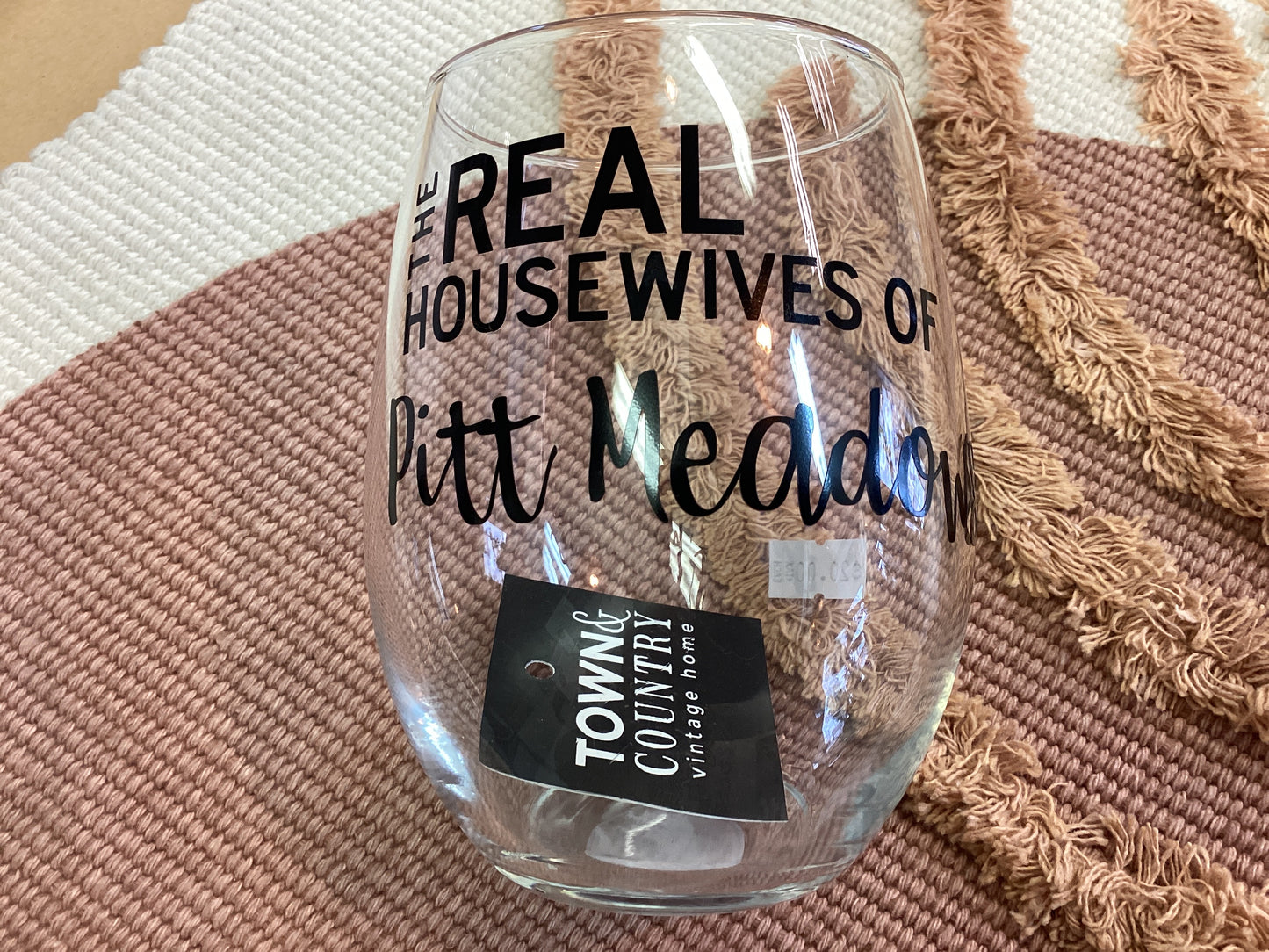 Town & Country -Stemless Wine Glass