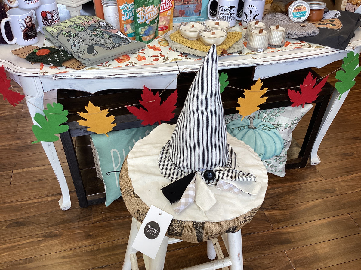 Handmade witches hats.