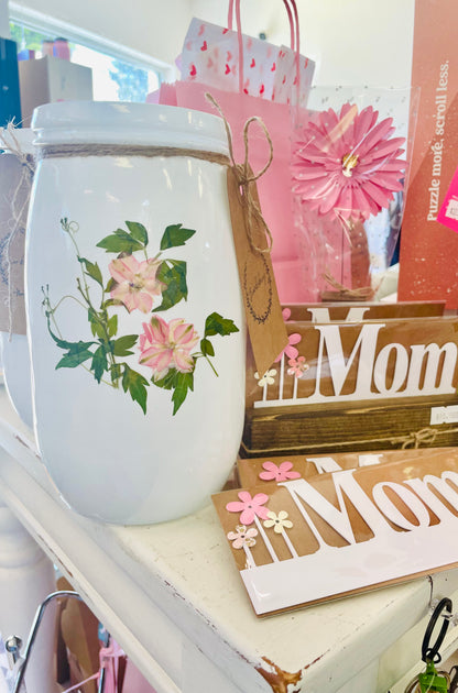 Brambleberry - Frosted Flower Pressed Jar