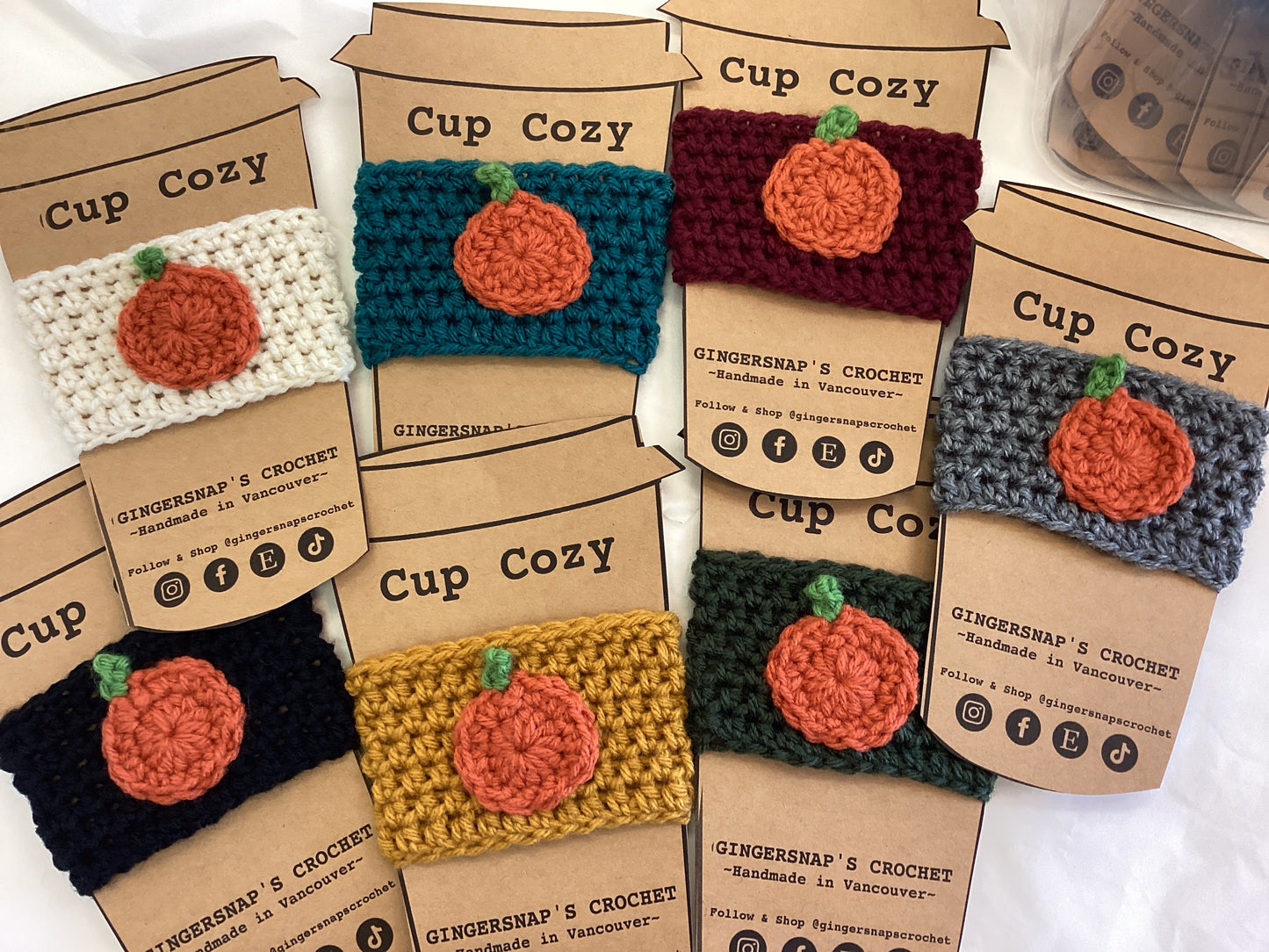 GingerSnap’s Crochet - Cup Cozies