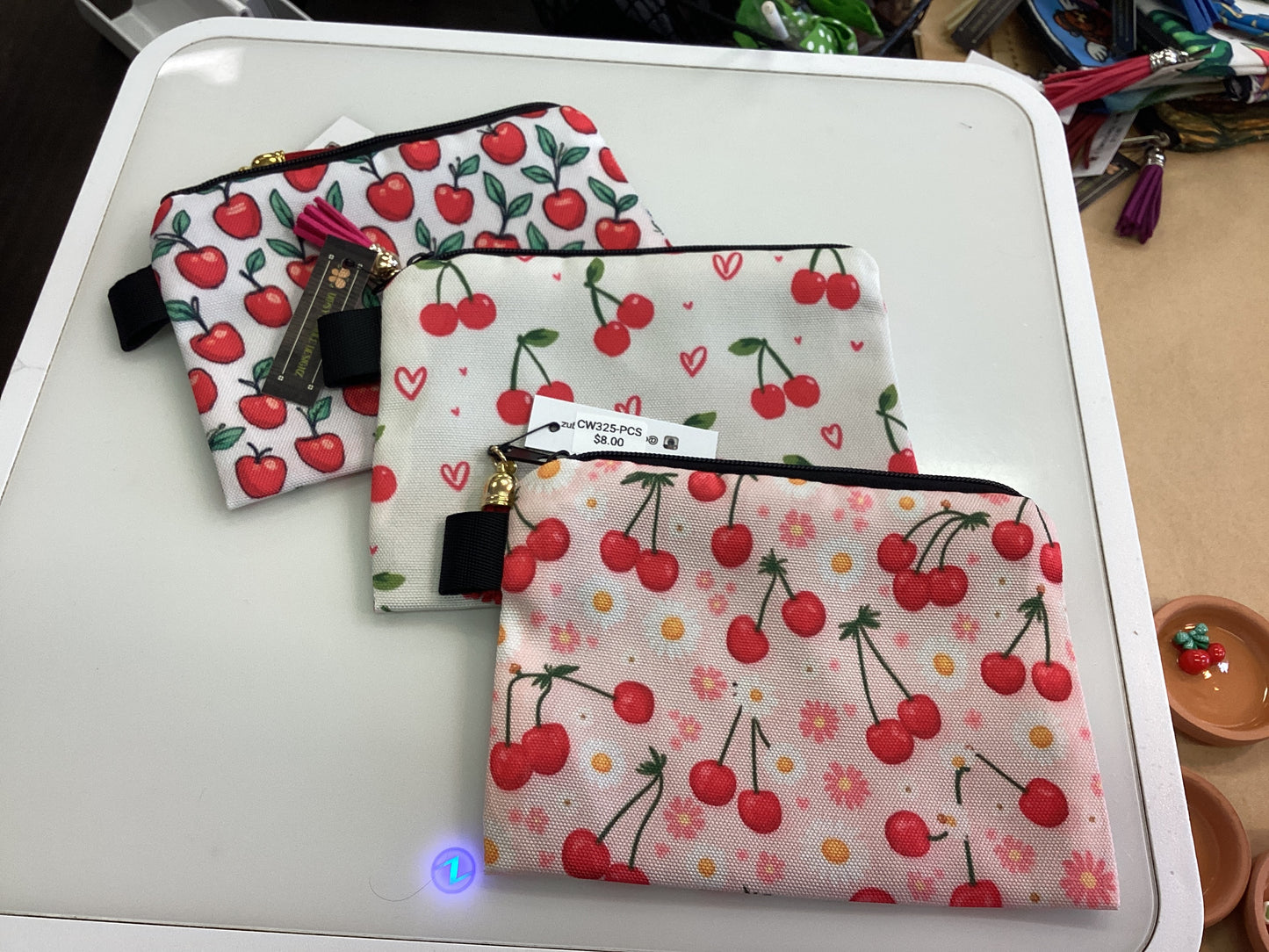 Dipsy doodle designz- Cherry pouches
