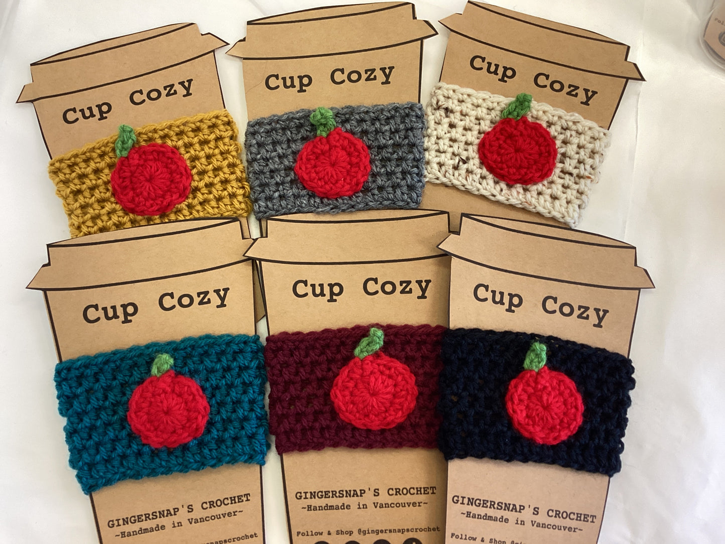 GingerSnap’s Crochet - Cup Cozies