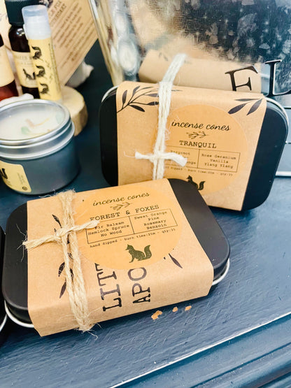 Little fox apothecary incense cones
