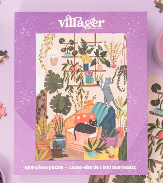 Villager puzzles - Balcony Cats