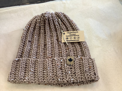 Gingersnaps Crochet - Adult Ribbed Beanie