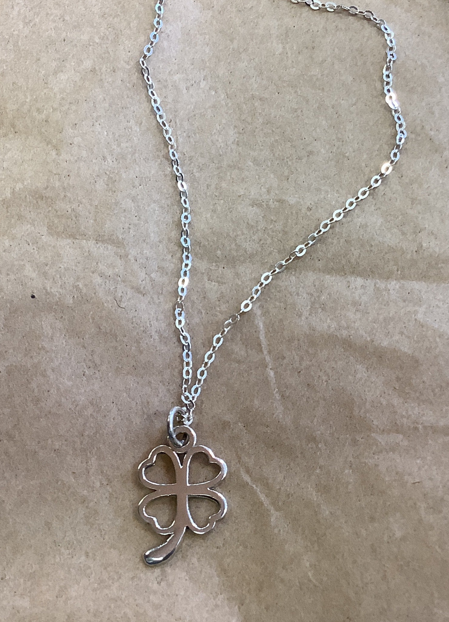Standout Boutique-Sterling Clover Necklace