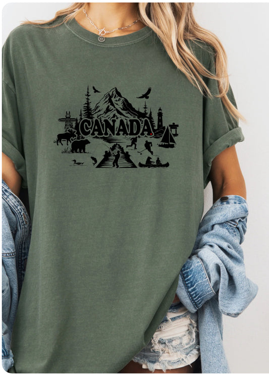 The Heart | Vintage Canada T-Shirt