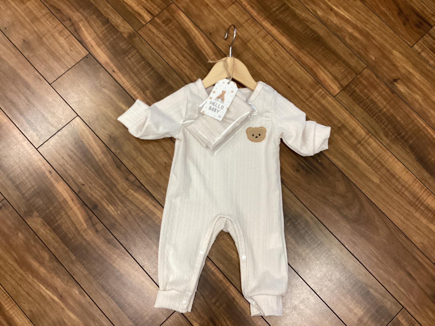 Cozy Baby-Bear Romper