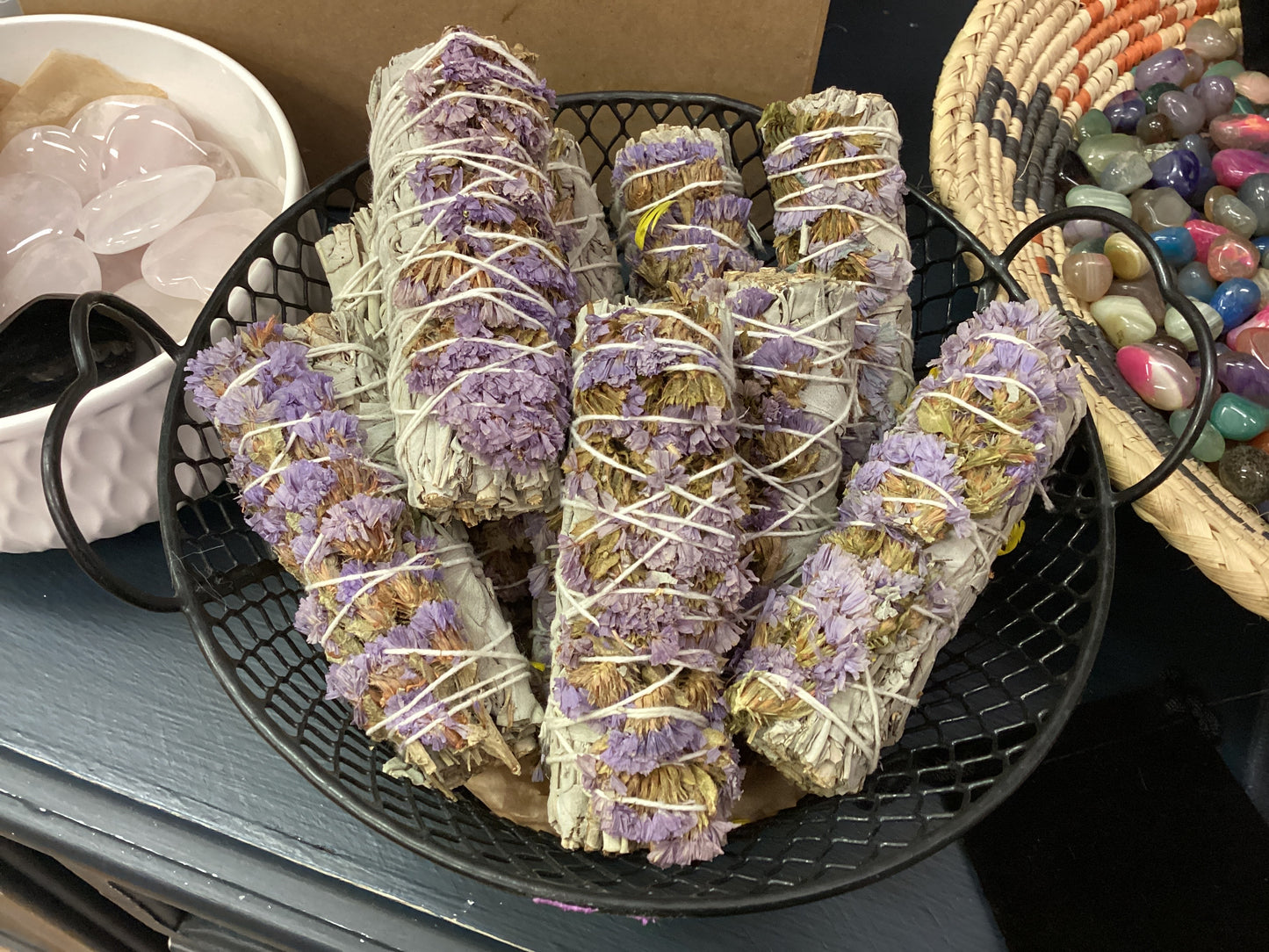 White sage bundles with lavender