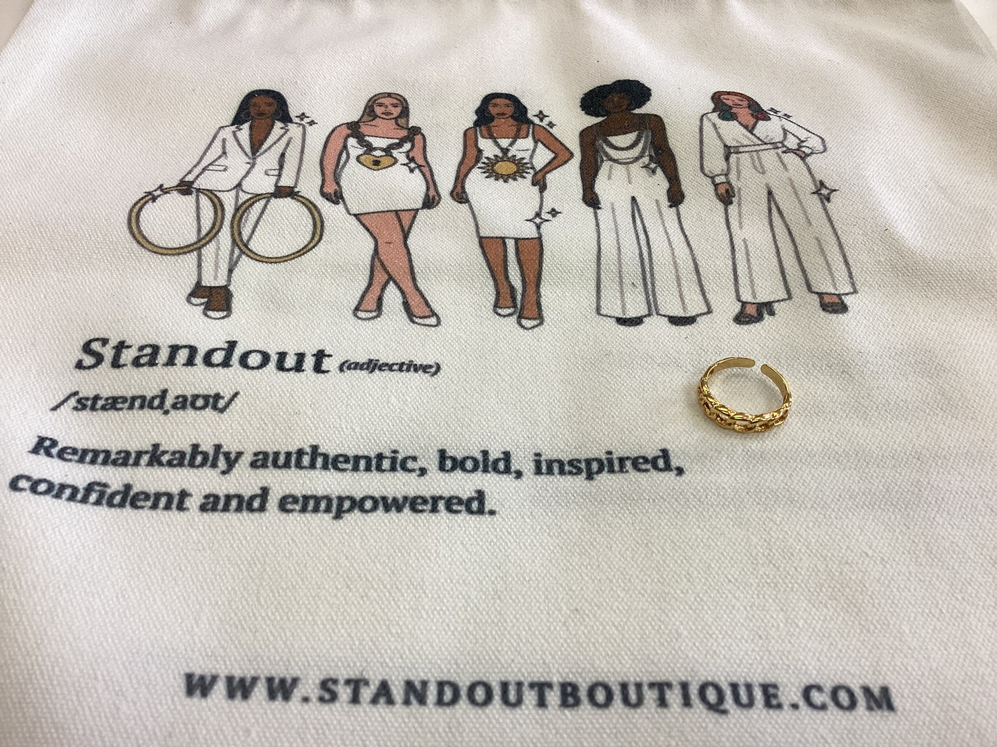Standout Boutique - Chain Gold Ring