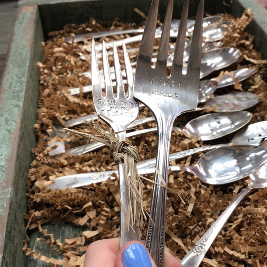 Teaspoon Memories - Stamped Forks