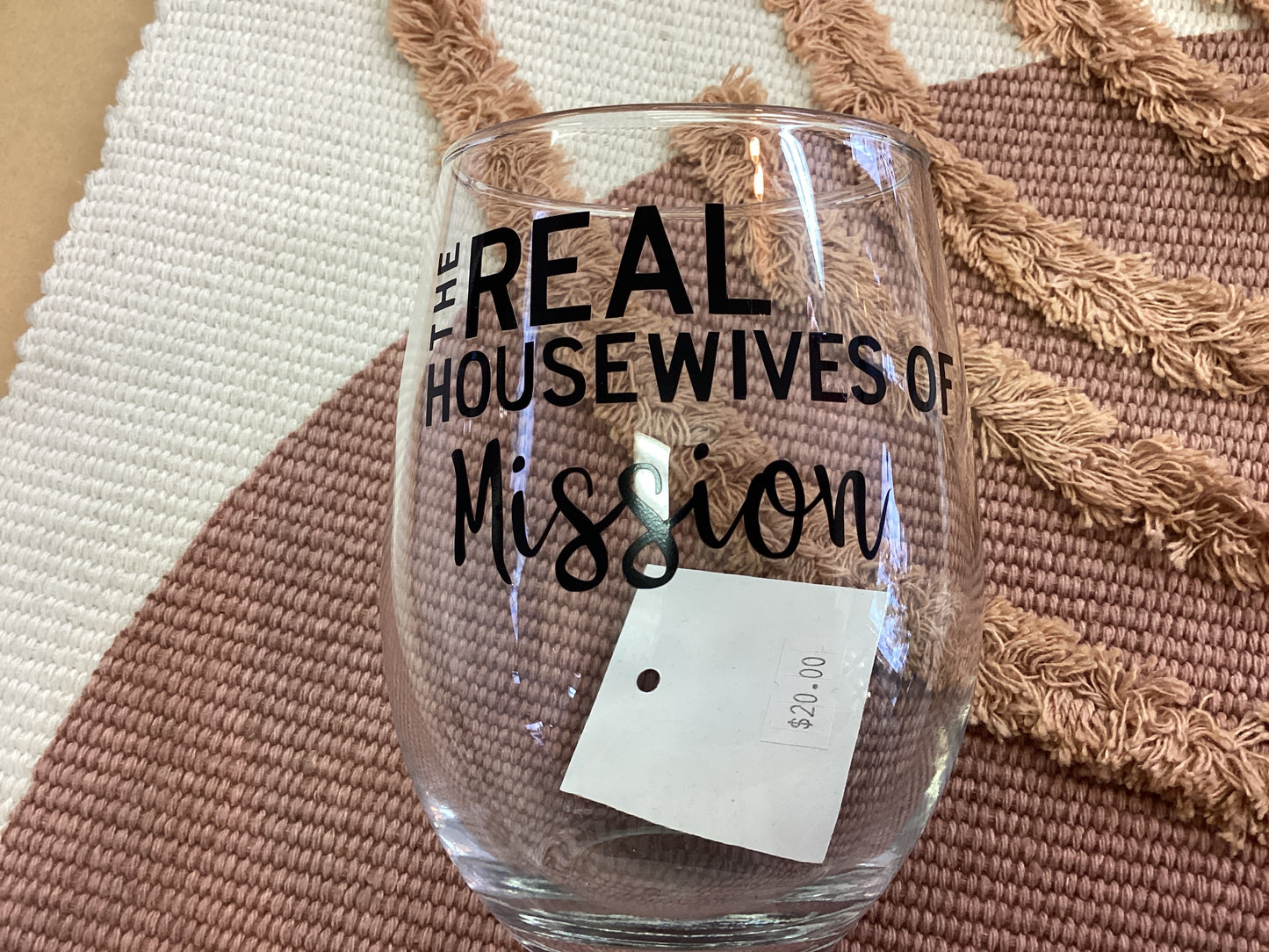 Town & Country -Stemless Wine Glass